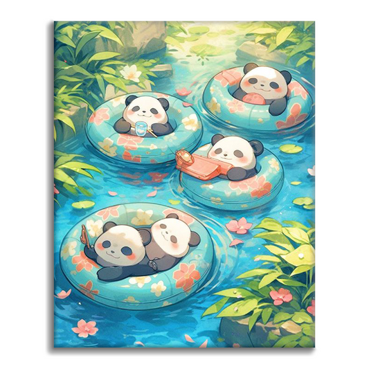 Cute Panda - Paint by Numbers