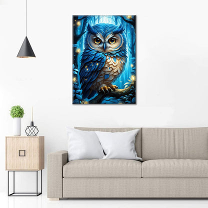 Blue owl - Paint by Numbers